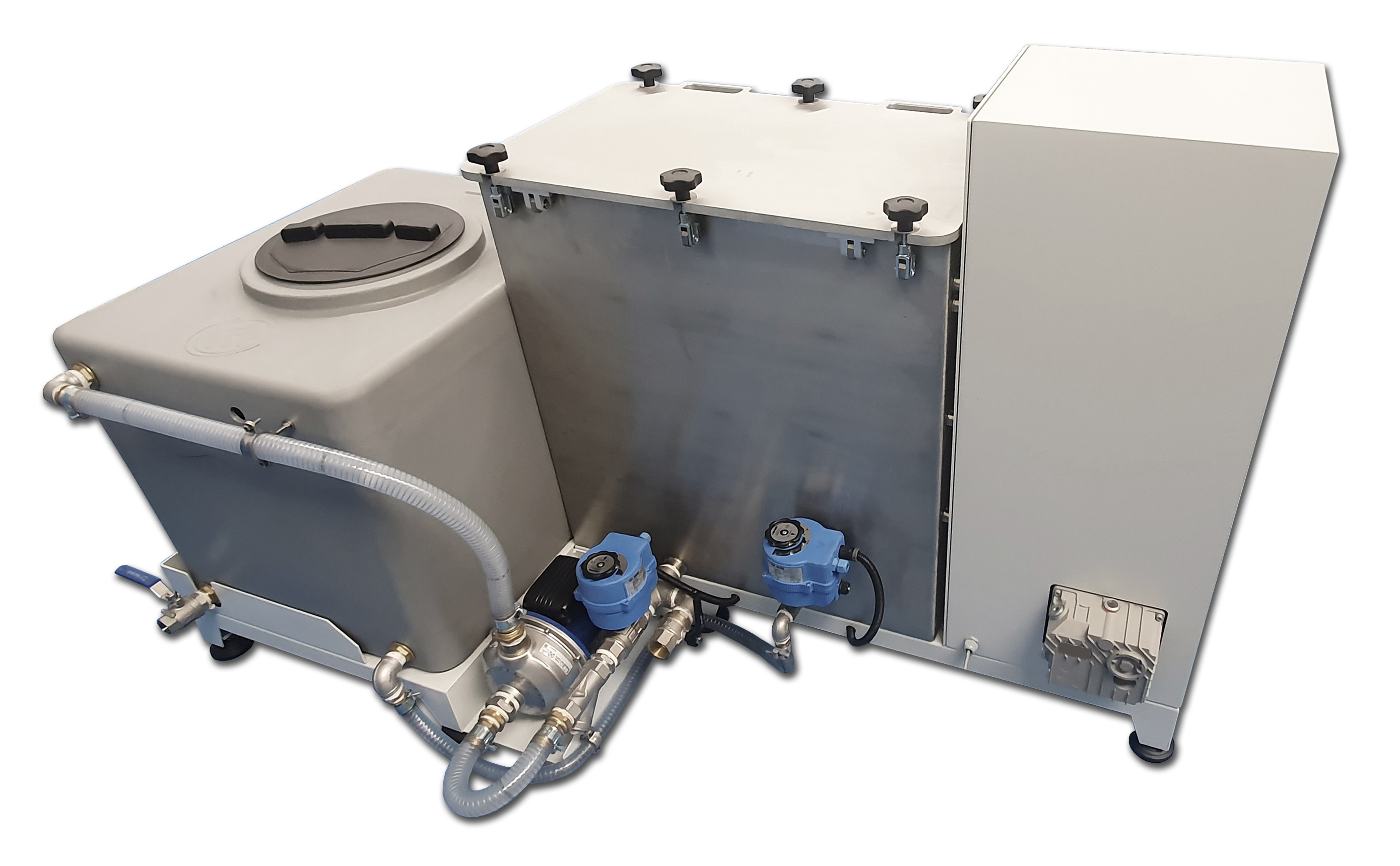 TANKS FOR ABSORPTION TEST (VACUUM SYSTEM) VSVD series and VSVR model with recirculation system